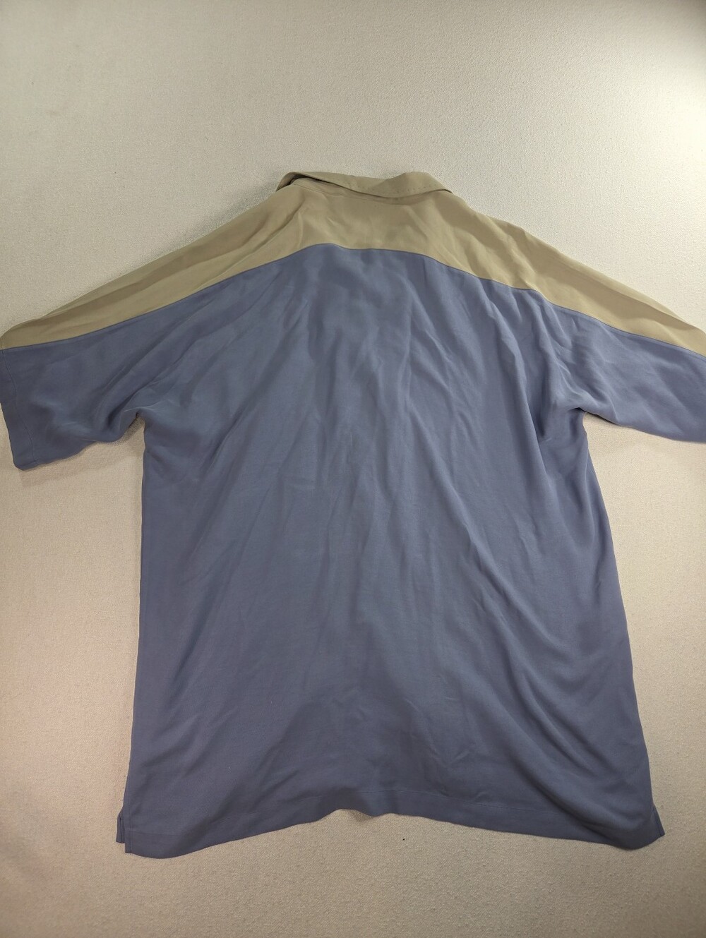 Nat Nast Silk Colorblock Shirt Men’s Large - Picture 6 of 6